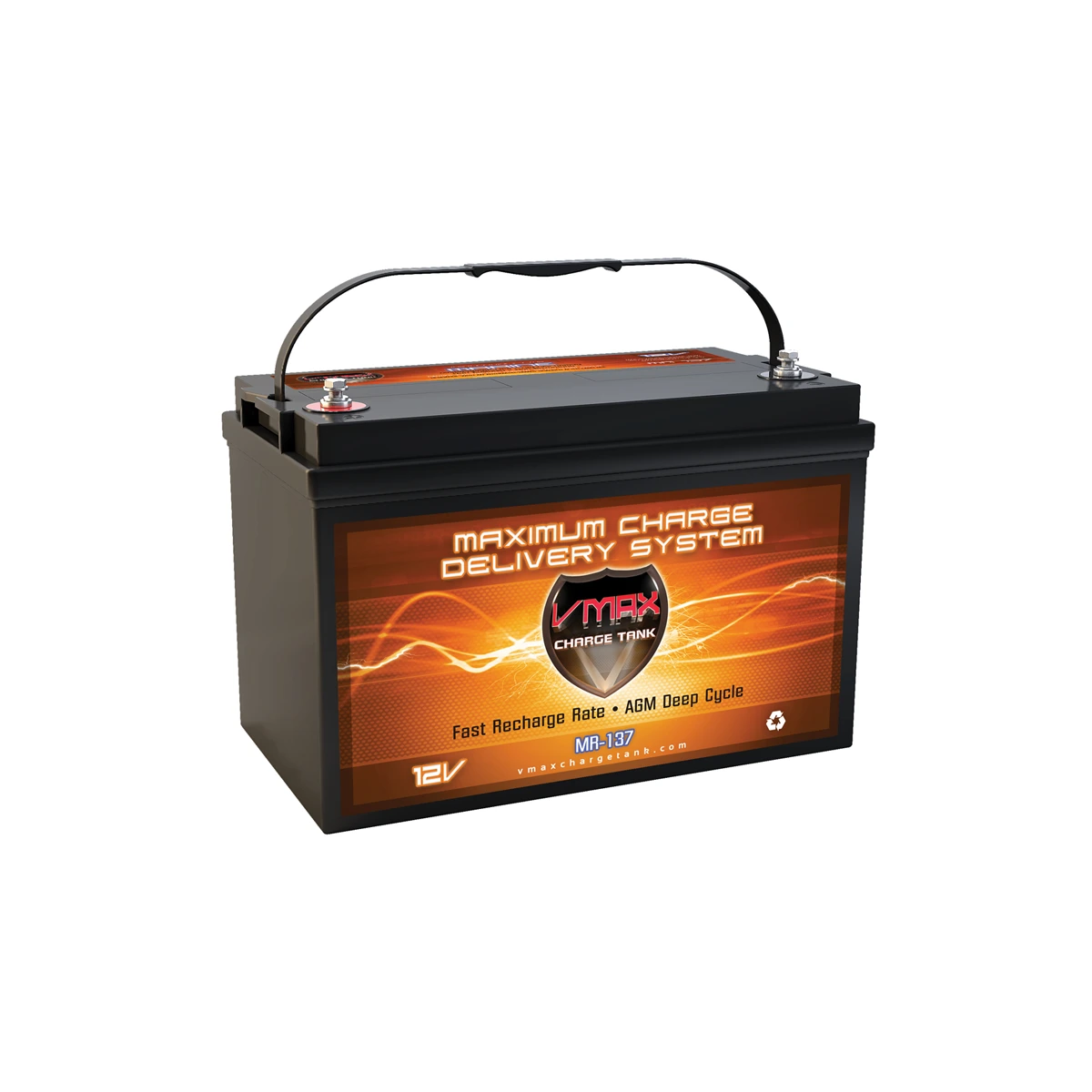 Shop for the Vmax tanks 12V 120 Amp Hour AGM battery