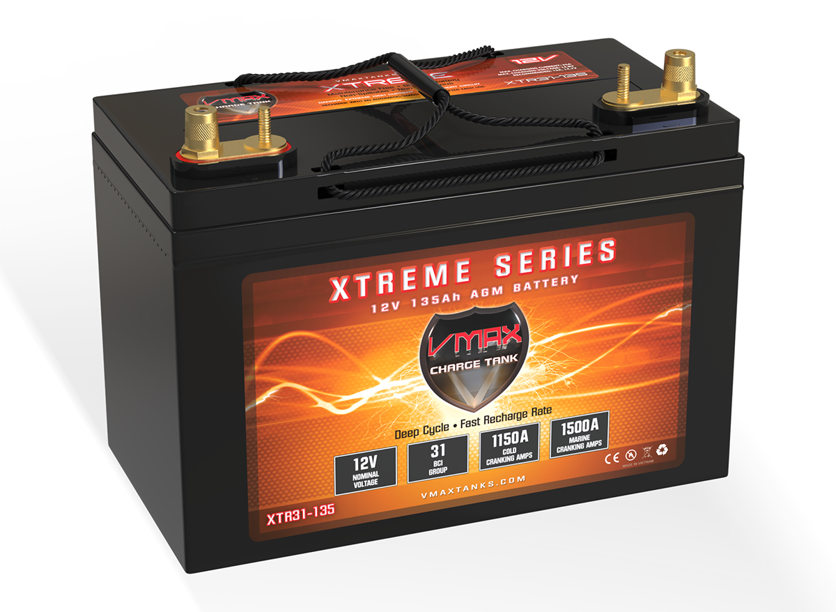 VMAX XTR31-135 AGM 12V 135Ah dual-purpose battery