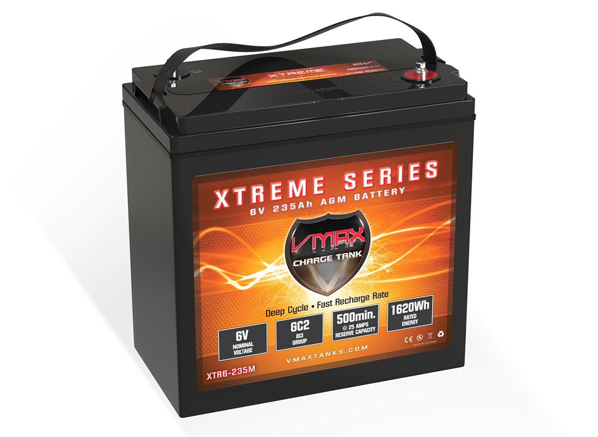 6V 235AH Vmax Battery Group size GC2